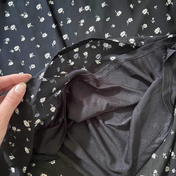 Black floral babydoll dress H&M - Picture 7 of 7